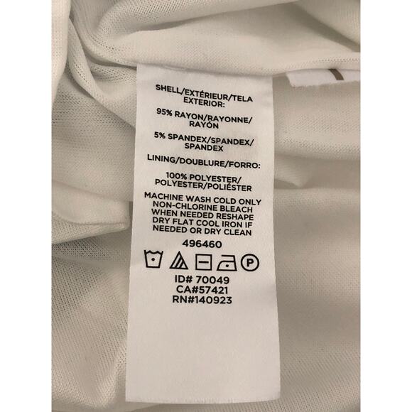 LOFT Bodycon Dress Women's Medium Ditzy Floral Front Tie - Picture 7 of 7